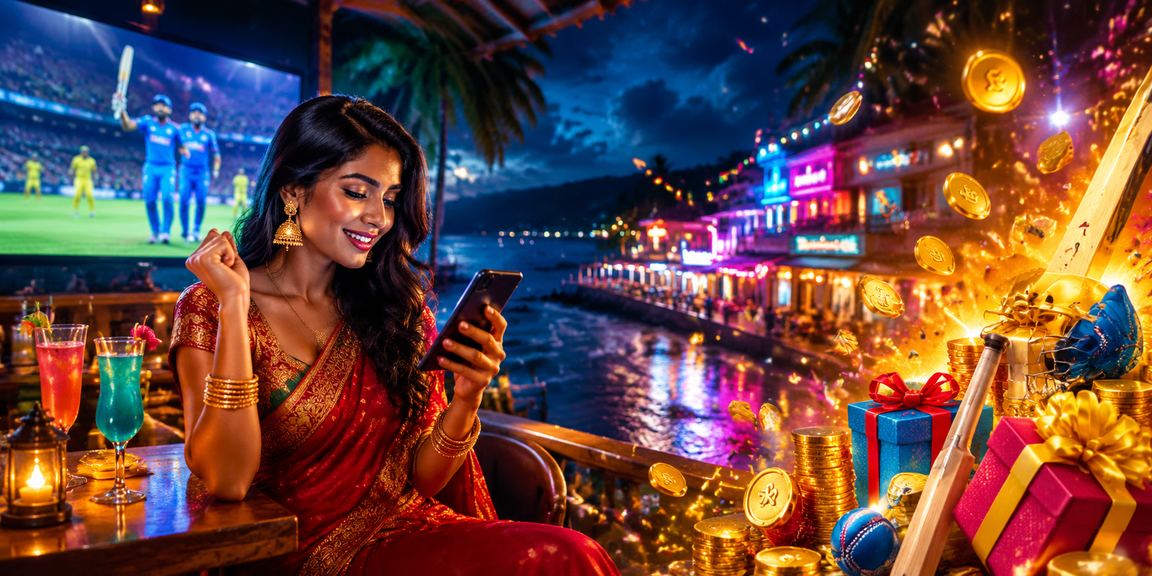 সেন্ট মার্টিনের সৈকতে ক্রিকেট বেটিং উপভোগ করছেন একজন তরুণ ব্যবহারকারী